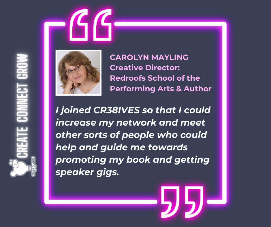 Original testimonial from Carolyn Mayling